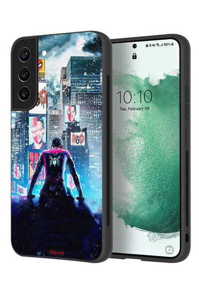 Tolwak غطاء حماية لهاتف سامسونج جالاكسي S22 بلس 5G أيقونة العنكبوت