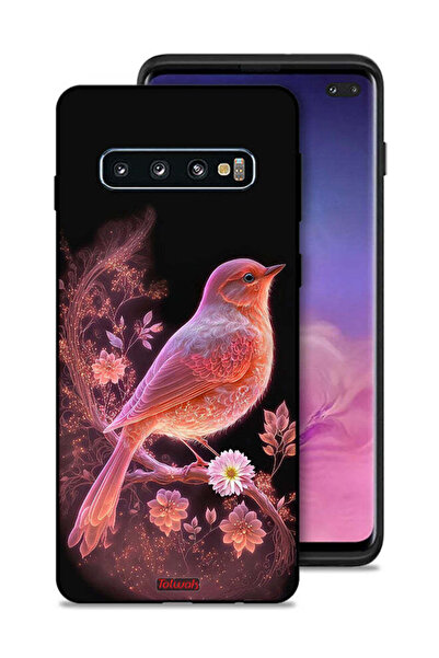 Tolwak غطاء حماية لهاتف Samsung Galaxy S10 Plus بتصميم طائر لطيف