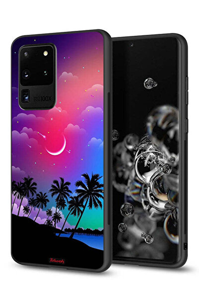 Tolwak Samsung Galaxy S20 Ultra Protective Case Cover Moon In Night Art