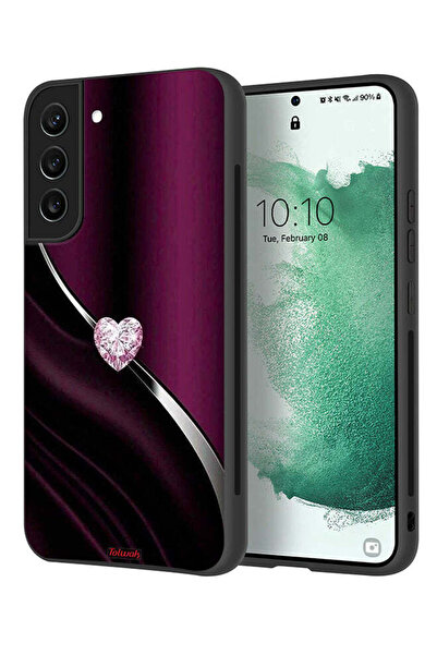Tolwak غطاء حماية لهاتف سامسونج جالاكسي S21 بلس 5G بتصميم قلب ماسي