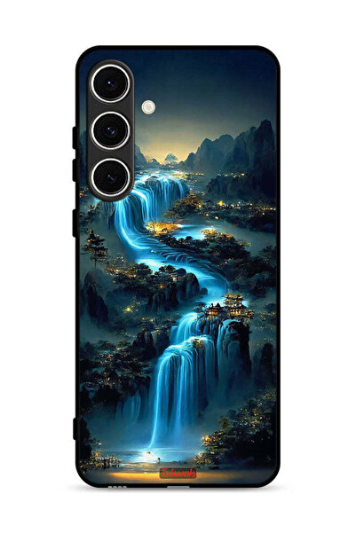 Tolwak غطاء حماية لهاتف Samsung Galaxy M56 5G بنقشة شلال فنية