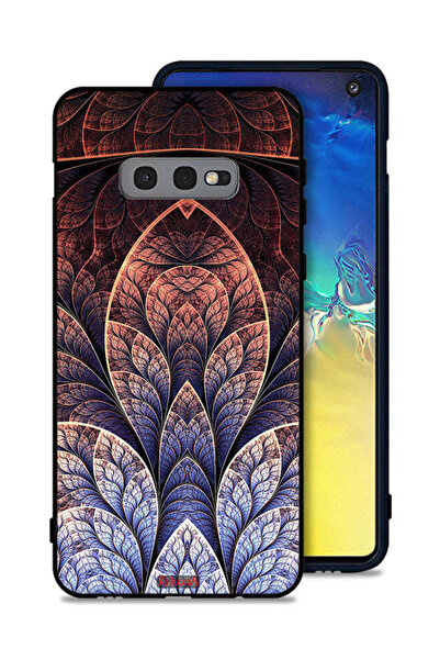 Tolwak غطاء حماية لهاتف Samsung Galaxy S10e بتصميم زهور كسورية تجريدية
