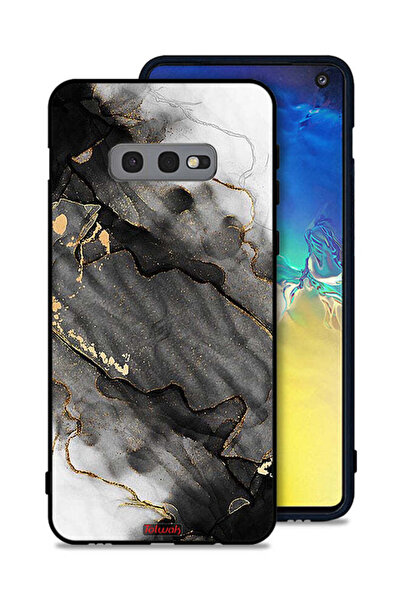 Tolwak غطاء حماية من الرخام اللامع لهاتف Samsung Galaxy S10e