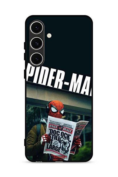 Tolwak غطاء حماية لهاتف Samsung Galaxy A36 5G سبايدرمان يقرأ جريدة