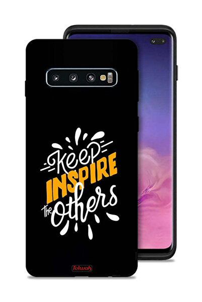 Tolwak غطاء حماية لهاتف سامسونج جالكسي S10 بلس - حافظ على إلهام الآخرين