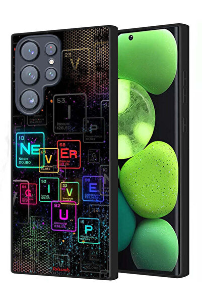 Tolwak غطاء حماية لهاتف Samsung Galaxy S22 Ultra 5G، فن Never Give Up