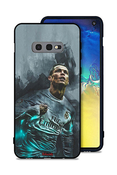 Tolwak غطاء حماية لهاتف سامسونج جالاكسي S10e برسومات كريستيانو رونالدو