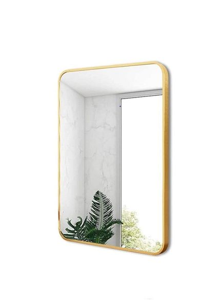 DEC4 Shatterproof rectangular mirror, 100 x 60 cm. Multiple frame colors.