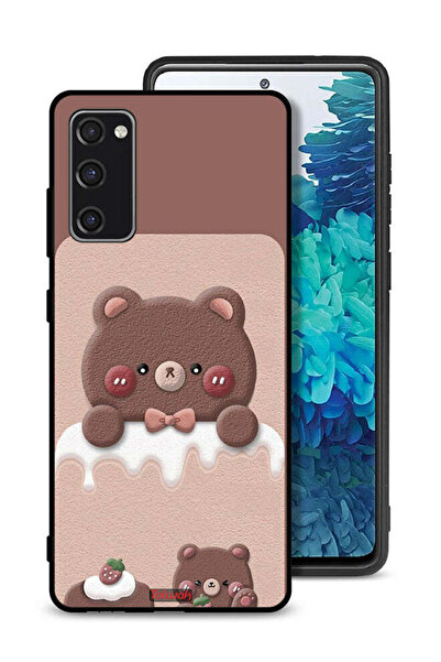 Tolwak غطاء حماية لهاتف سامسونج جالكسي S20 FE بتصميم دب الفراولة