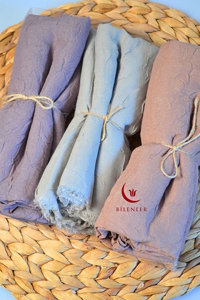 Bilenler Bamboo Cashmere Shawl – 75X210 cm |   Breathable, Sweat-Free, Firm Posture Seasonal Fabric (Box of 3)