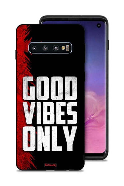 Tolwak غطاء حماية لهاتف سامسونج جالكسي S10 - Good Vibes Only