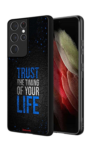 Tolwak غطاء حماية لهاتف Samsung Galaxy S21 Ultra 5G ثق في توقيت حياتك