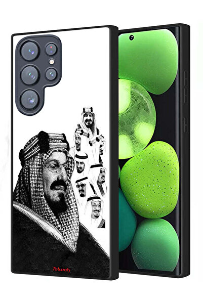 Tolwak غطاء حماية لهاتف سامسونج جالاكسي إس 23 ألترا 5G، ملصق فني أبيض وأسود ل...