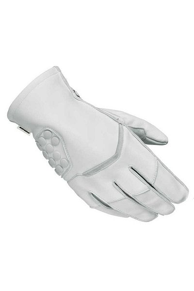 Spidi Race One Leather Gloves White