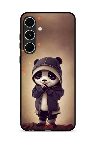 Tolwak Samsung Galaxy S24 FE 5G Protective Case Cover Cute Little Panda
