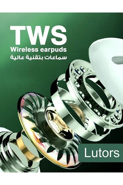 lutors سماعات أذن لاسلكية "Lutors TWS" مزودة بتقنية البلوتوث 5