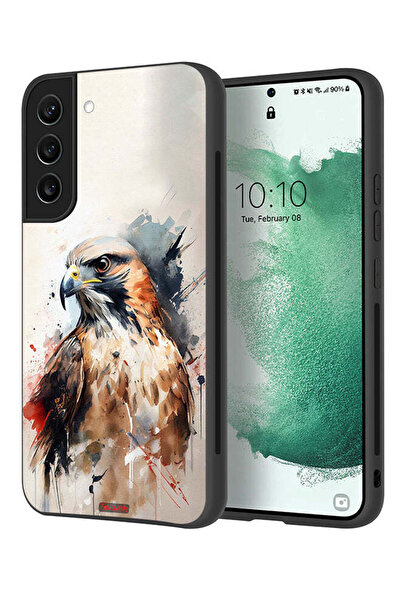 Tolwak غطاء حماية لهاتف سامسونج جالاكسي S22 بلس 5G بتصميم نسر تجريدي