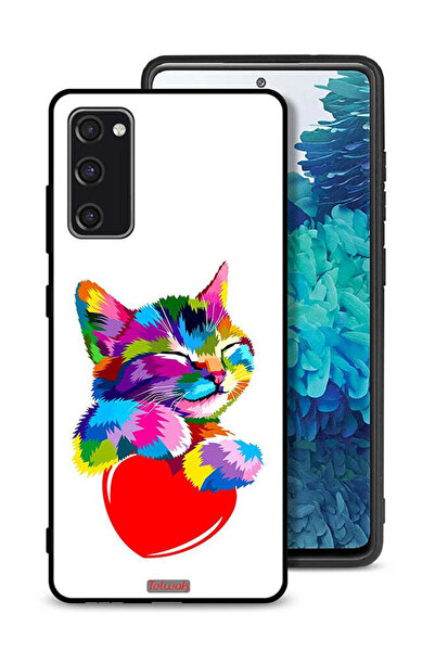 Tolwak Samsung Galaxy S20 FE Protective Case Cover Colourful Kitten