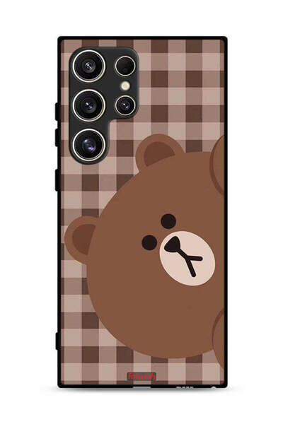 Tolwak غطاء حماية لهاتف سامسونج جالاكسي S24 ألترا 5G بتصميم دب تيدي