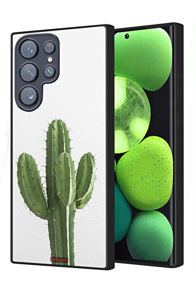 Tolwak غطاء حماية لهاتف سامسونج جالاكسي S22 ألترا 5G بنقشة نبات الصبار
