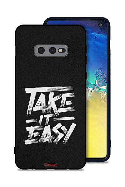 Tolwak غطاء حماية لهاتف Samsung Galaxy S10e - Take It Easy
