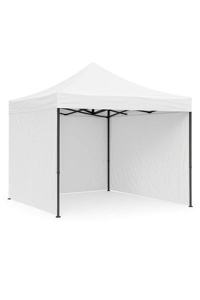 AEIDEN Cort Pavilion 3x3m Complet cu 3 Pereti Laterali si Acoperis, Cadru Pliabil pentru Curte, Gradina sau