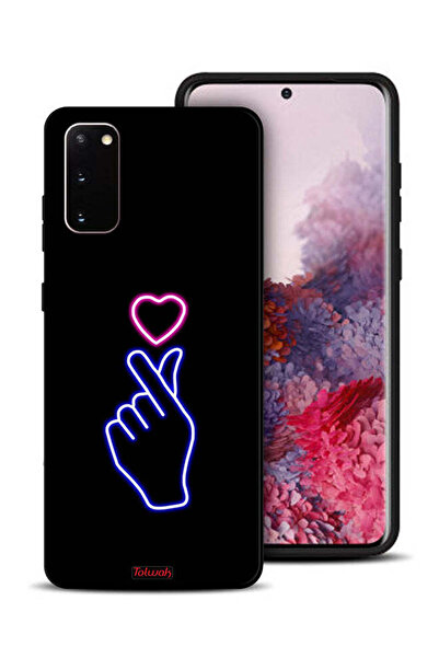 Tolwak غطاء حماية لهاتف سامسونج جالكسي S20 بتصميم قلب سناب