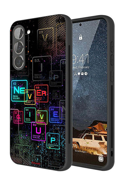 Tolwak غطاء حماية لهاتف سامسونج جالكسي S23 بلس 5G، فن "لا تستسلم أبدًا"