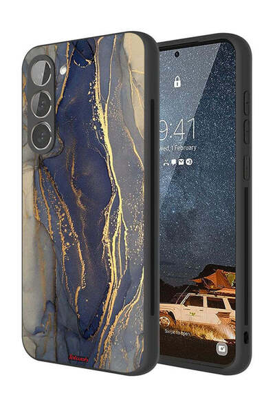 Tolwak غطاء حماية لهاتف سامسونج جالاكسي S23 بلس 5G بنمط رخامي لامع