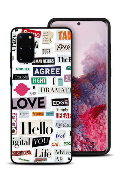 Tolwak غطاء حماية لهاتف سامسونج جالكسي S20 بلس مع ملصقات اقتباسات قصيرة