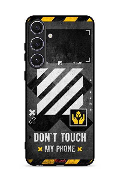 Tolwak غطاء حماية لهاتف سامسونج جالكسي S24 بلس 5G - لا تلمس هاتفي