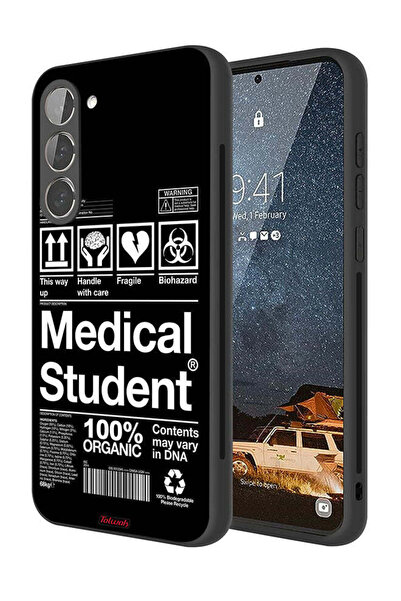 Tolwak غطاء حماية لهاتف سامسونج جالاكسي S23 بلس 5G، ملصق طالب الطب