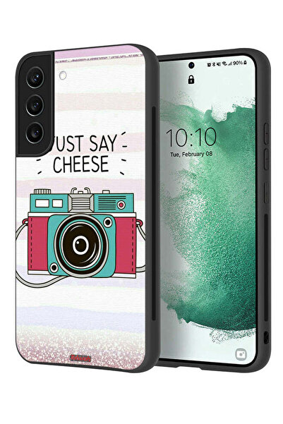 Tolwak غطاء حماية لهاتف سامسونج جالكسي S21 بلس 5G، شعار Just Say Cheese