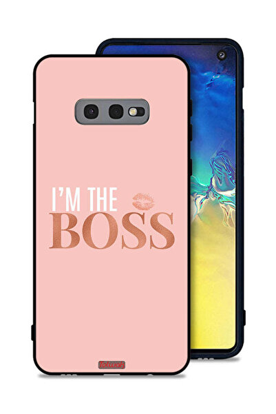 Tolwak غطاء حماية لهاتف سامسونج جالكسي S10e "أنا الرئيس"