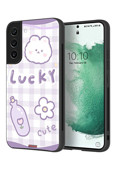 Tolwak غطاء حماية لهاتف سامسونج جالاكسي S22 بلس 5G - لطيف ومحظوظ