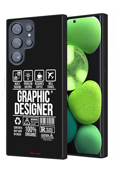 Tolwak Samsung Galaxy S22 Ultra 5G Protective Case Cover Graphic Designer Sti...