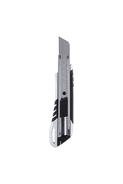Deli E2057 Cutter with 8 Snap-off Blades, Zinc Alloy Grip – ideal for easy cutting tasks