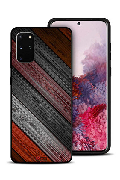 Tolwak غطاء حماية لهاتف سامسونج جالكسي S20 بلس بنمط خشبي ملون