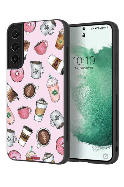 Tolwak غطاء حماية لهاتف سامسونج جالاكسي S21 بلس 5G، رسمة محبي القهوة