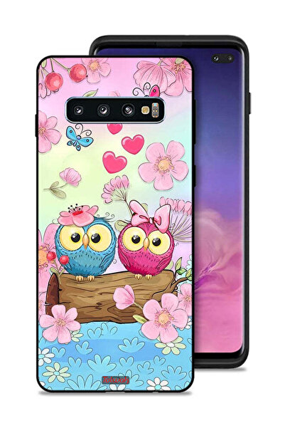 Tolwak غطاء حماية لهاتف سامسونج جالاكسي S10 بلس برسومات بومة لطيفة