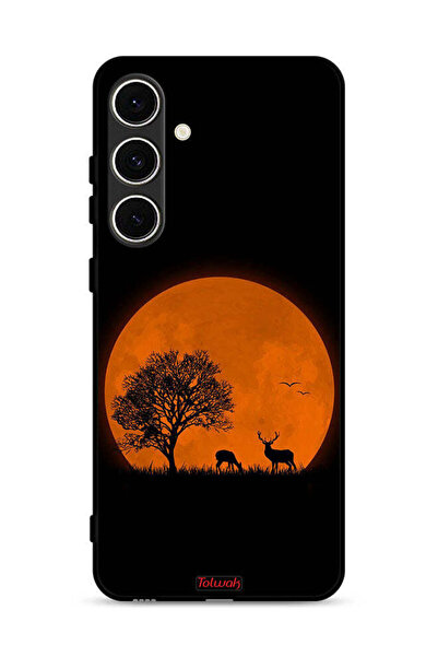 Tolwak غطاء حماية لهاتف Samsung Galaxy A56 5G برسومات قمر المساء
