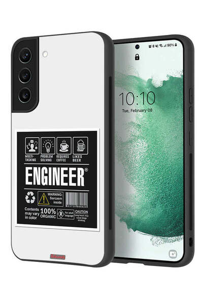 Tolwak غطاء حماية لهاتف سامسونج جالاكسي S21 5G، ملصق المهندس