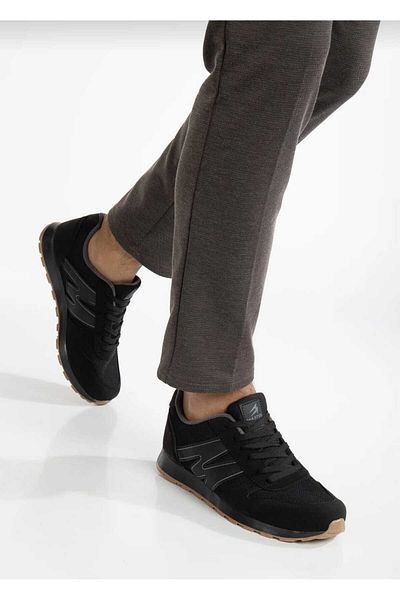 WEBORN Men's Lace-Up Daily Comfortable Casual Lightweight Soft Sole Mesh Sneaker Sports Shoes