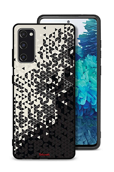 Tolwak غطاء حماية لهاتف سامسونج جالكسي S20 FE بنمط مثلث فني رقمي