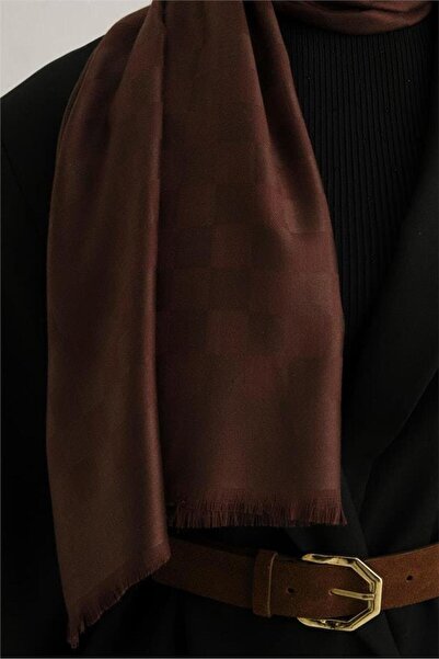 Armine Viscon Kare Desen Şal 09