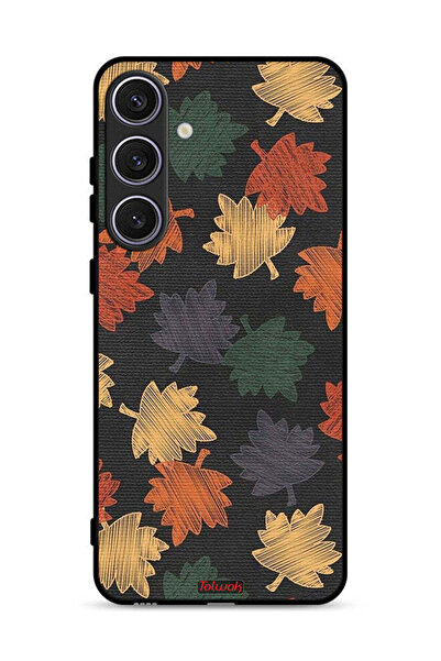 Tolwak غطاء حماية لهاتف سامسونج جالاكسي S25 بلس برسومات أوراق الخريف