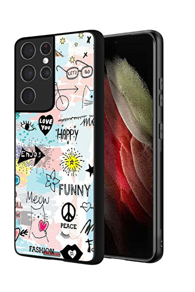 Tolwak غطاء حماية لهاتف سامسونج جالاكسي S21 ألترا 5G - أحبك - علامات