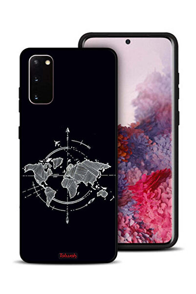 Tolwak غطاء حماية لهاتف سامسونج جالكسي S20 برسومات البوصلة
