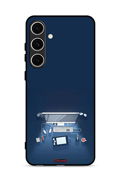 Tolwak Samsung Galaxy S24 FE 5G Protective Case Cover Computer Desk Art