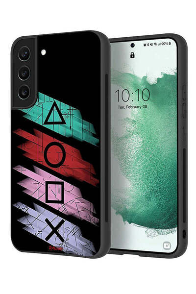 Tolwak غطاء حماية لهاتف سامسونج جالاكسي S22 بلس 5G برسومات أيقونات لعبة الحبار